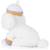 Peluche bébé hyacinthe le caniche - 32 cm Blanc, rose, jaune+Gris, violet, vert 3 - vertbaudet enfant 