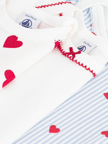 Lot 3 bodies manches longues blanc 3 - vertbaudet enfant 