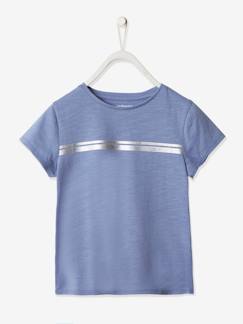 Fille-T-shirt de sport Basics fille rayures irisées