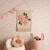 Tapis mural fleur fairy garden Rose, beige 2 - vertbaudet enfant 