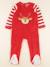 Pyjama velours - 2 ans Rouge 1 - vertbaudet enfant 