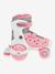 Rollers Quad learning bleu+rose 8 - vertbaudet enfant 