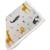 Couverture zoo en tricot et polaire (80 x 100 cm) Beige, jaune, gris 4 - vertbaudet enfant 