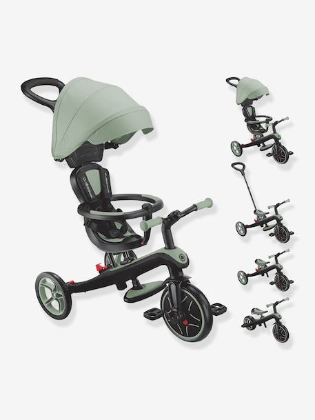 Tricycle évolutif Explorer V3 4 en 2 beige+bleu+rose+vert 23 - vertbaudet enfant 