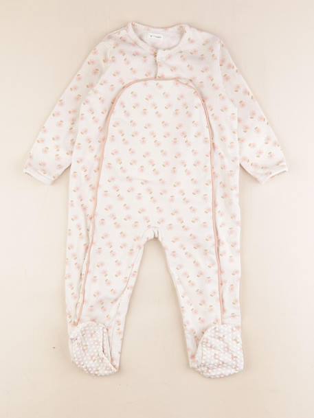 Pyjama coton - 2 ans Beige 1 - vertbaudet enfant 