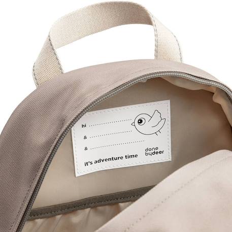 Sac à dos junior tiny trails sable (13 l) Sable+Vert 3 - vertbaudet enfant 