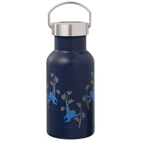 Gourde isotherme monkey (350 ml) Bleu 2 - vertbaudet enfant 