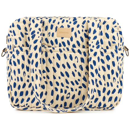 Sac à langer imperméable hyde park leonie blue Bleu, écru 1 - vertbaudet enfant 