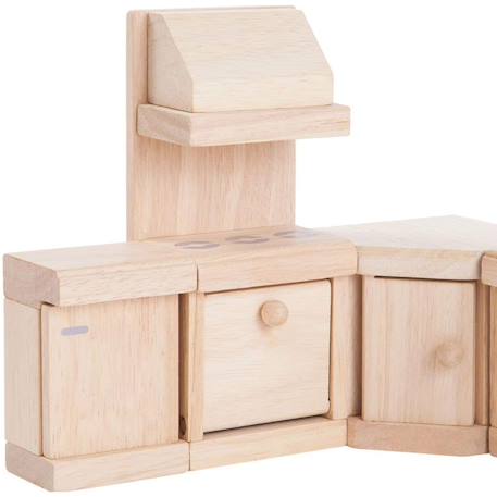 Cuisine en bois naturel Beige 2 - vertbaudet enfant 