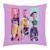 Coussin imprimé 100% polyester, kpop demon hunters tour Rose 3 - vertbaudet enfant 
