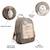 Sac à dos junior tiny trails sable (13 l) Sable+Vert 4 - vertbaudet enfant 