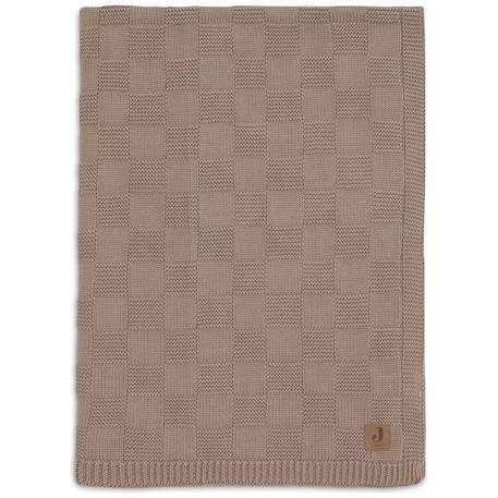 Couverture en tricot box knit milky coffee (75 x 100 cm) Marron 3 - vertbaudet enfant 