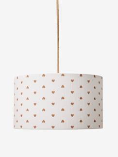 Linge de maison et décoration-Décoration-Luminaire-Suspension-Abat-jour en gaze de coton