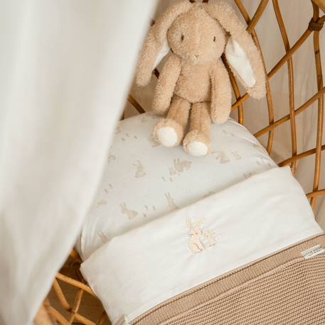 Drap-housse berceau baby bunny (40 x 80 cm) Ecru, marron, orange 5 - vertbaudet enfant 
