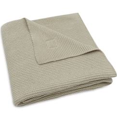 Linge de maison et décoration-Linge de lit enfant-Couverture en tricot basic knit olive green (100 x 150 cm)