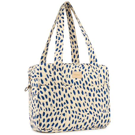 Sac à langer imperméable hyde park leonie blue Bleu, écru 4 - vertbaudet enfant 