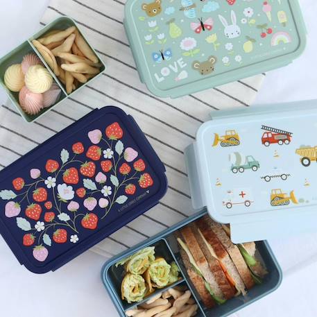 Lunch box fraises Noir, rouge, bleu 6 - vertbaudet enfant 