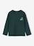 T-shirt manches longues garçon bleu océan+ocre+vert sapin 13 - vertbaudet enfant 