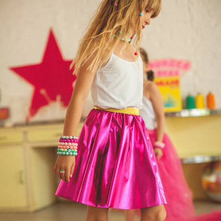 Jupe qui tourne or (4-8 ans) Doré+Rose, doré 6 - vertbaudet enfant 