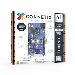 Jeu de construction magnétique galaxy pack circuit à billes, 61 pièces  - vertbaudet enfant