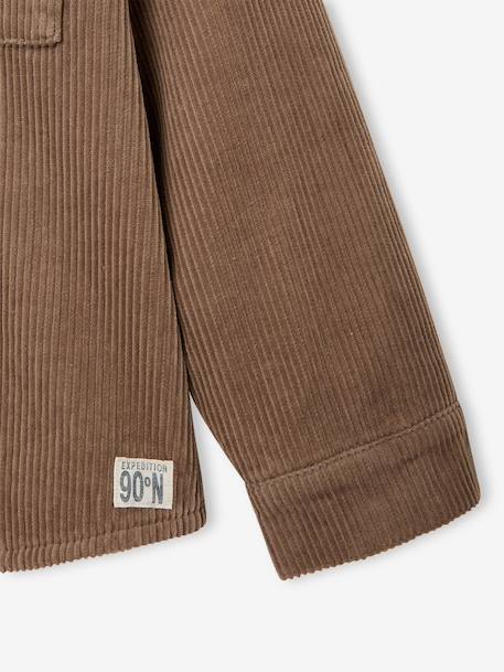 Chemise manches longues garçon taupe 5 - vertbaudet enfant 