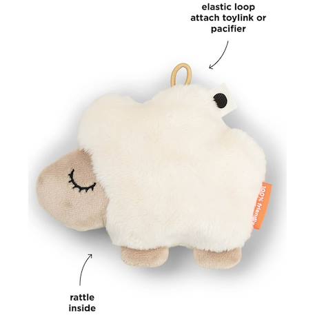 Mini hochet sensoriel sheepy sable Sable 2 - vertbaudet enfant 