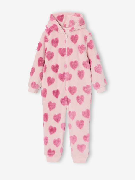 Combinaison pyjama fille rose bonbon 1 - vertbaudet enfant 