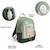 Sac à dos junior tiny trails sable (13 l) Sable+Vert 10 - vertbaudet enfant 