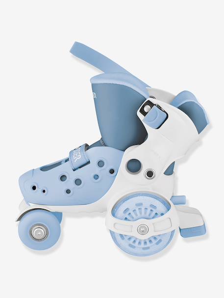 Rollers Quad learning bleu+rose 4 - vertbaudet enfant 