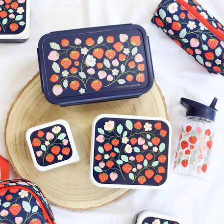 Lunch box fraises Noir, rouge, bleu 5 - vertbaudet enfant 