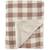 Couverture polaire vichy caramel (110 x 80 cm) Ecru, marron 1 - vertbaudet enfant 