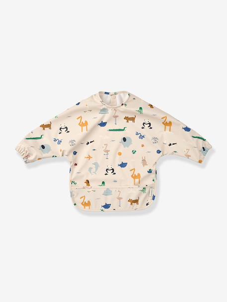 Bavoir à manches Merle - blanc+blush+écru+jaune+jaune imprimé+rose+rose pâle 10 - vertbaudet enfant 