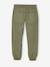 Pantalon style jogger doublé polaire garçon facile à enfiler encre+NOISETTE+vert sauge 19 - vertbaudet enfant 