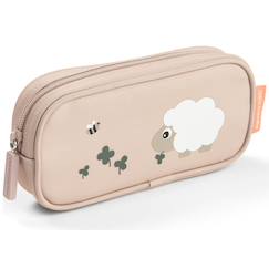 -Trousse scolaire tiny farm rose