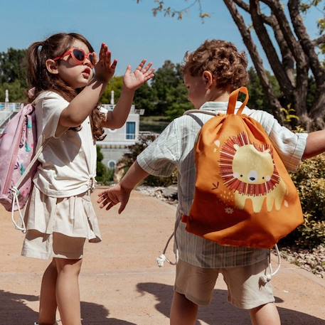Sac à cordon enfant imperméable pour école piscine et sport Beige+Bleu+Orange+Rose+Vert+Vert menthe 13 - vertbaudet enfant 