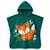Poncho de bain enfant à capuche en coton animaux Bleu+Orange+Rose+Vert paon 13 - vertbaudet enfant 