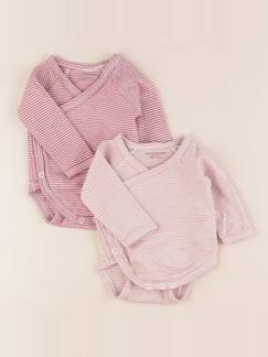 Seconde main-Fille-Body bébé-Lot de 2 bodies en coton - 1 mois