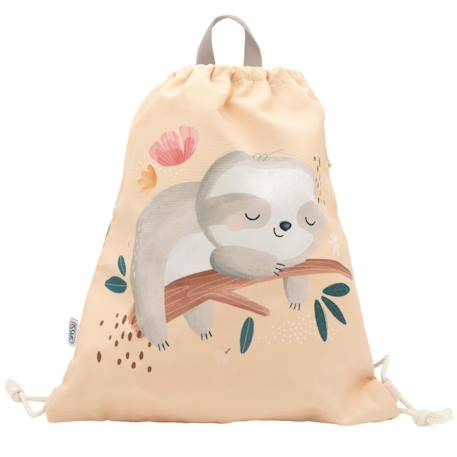 Sac à cordon enfant imperméable pour école piscine et sport Beige+Bleu+Orange+Rose+Vert+Vert menthe 1 - vertbaudet enfant 