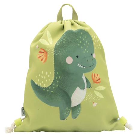 Sac à cordon enfant imperméable pour école piscine et sport Beige+Bleu+Orange+Rose+Vert+Vert menthe 24 - vertbaudet enfant 
