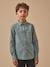 Chemise à carreaux garçon Carreaux bleu+Vert 5 - vertbaudet enfant 