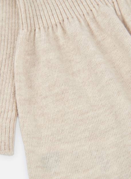 Robe avec fleurs au crochet Beige 4 - vertbaudet enfant 