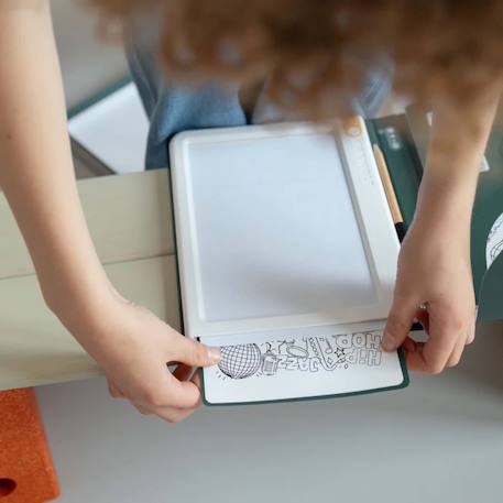 Recharge kidydraw pad 30 cartes à décalquer dès 6 ans Bleu+Jaune+Rose 13 - vertbaudet enfant 