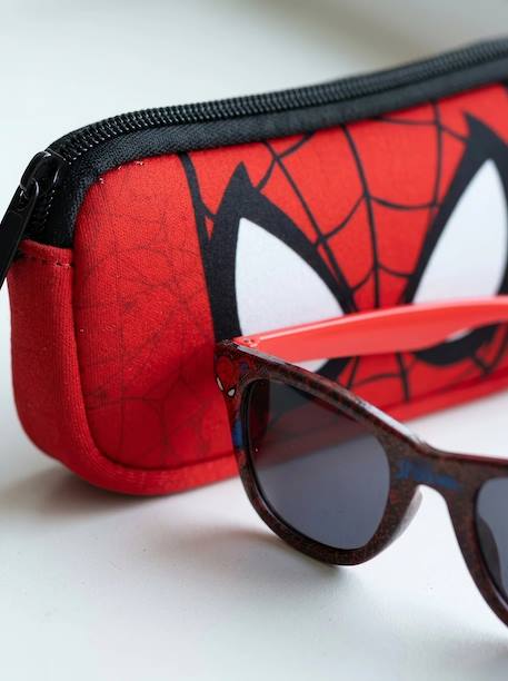 Lunettes de soleil spiderman enfant avec étui assorti Rouge et bleu 4 - vertbaudet enfant 
