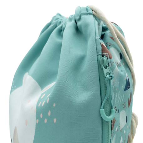 Sac à cordon enfant imperméable pour école piscine et sport Beige+Bleu+Orange+Rose+Vert+Vert menthe 33 - vertbaudet enfant 
