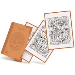 Jouet-Activités artistiques et musicales-Tableaux, dessin et peinture-Recharge kidydraw pad 30 cartes à décalquer dès 10 ans