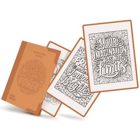 Recharge kidydraw pad 30 cartes à décalquer dès 10 ans Fuchsia+Orange 6 - vertbaudet enfant 