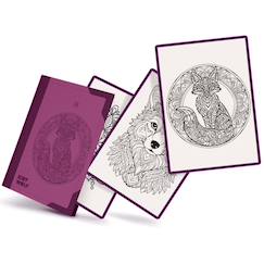 Jouet-Activités artistiques et musicales-Tableaux, dessin et peinture-Recharge kidydraw pad 30 cartes à décalquer dès 10 ans