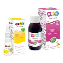 Puériculture-Pack sirop nez-gorge enfant + spray nasal