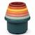 Gobelets empilables en silicone bébé jeu d'éveil et de bain Terracotta 3 - vertbaudet enfant 