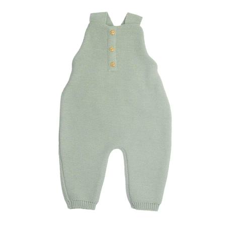 Salopette en maille #a0b5a5+#caab8a+#d6bab2+#e0cda9 1 - vertbaudet enfant 